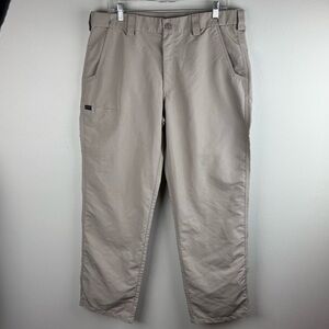 5.11 Tactical Ripstop Pants Men's Size 36x32 Flex Waist Beige
